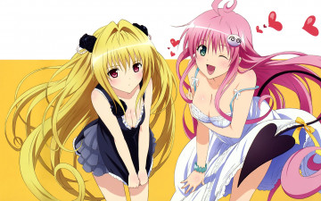 Картинка аниме to love ru девушки