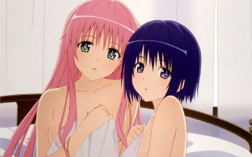 Картинка аниме to love ru девушки