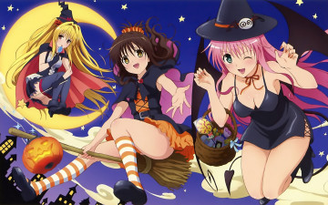 Картинка аниме to love ru девушки