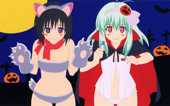 Обои картинки фото аниме, to, love, ru, девушки