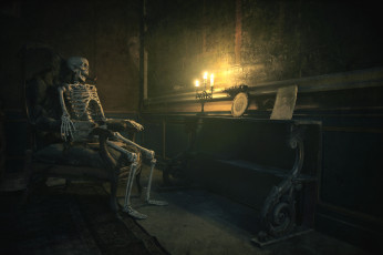 Картинка разное кости рентген скелет пианино свеча