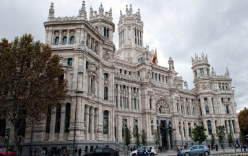 Картинка города мадрид испания мэрия архитектура