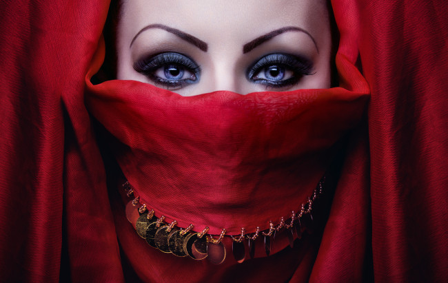 Обои картинки фото авт, daniel, ilinca, разное, глаза, макияж, девушка