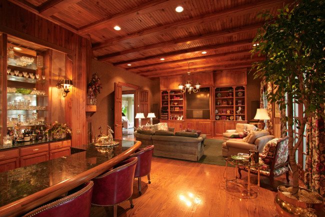 Обои картинки фото интерьер, гостиная, бар