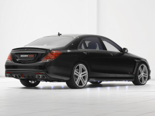 обоя автомобили, brabus, темный, 2014, w222, amg, s, 63