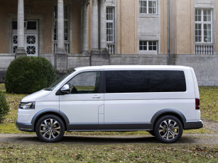 обоя автомобили, volkswagen, concept, alltrack, multivan, 2014, t5