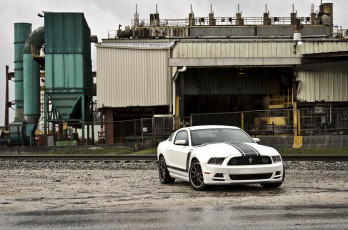 Картинка автомобили mustang белый ford босс 302 форд мустанг white boss