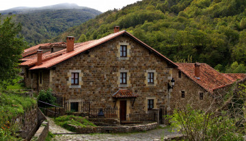 Картинка города -+здания +дома кантабрия дом ландшафт испания