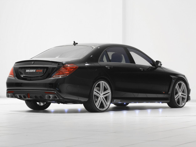 Обои картинки фото автомобили, brabus, темный, 2014, w222, amg, s, 63