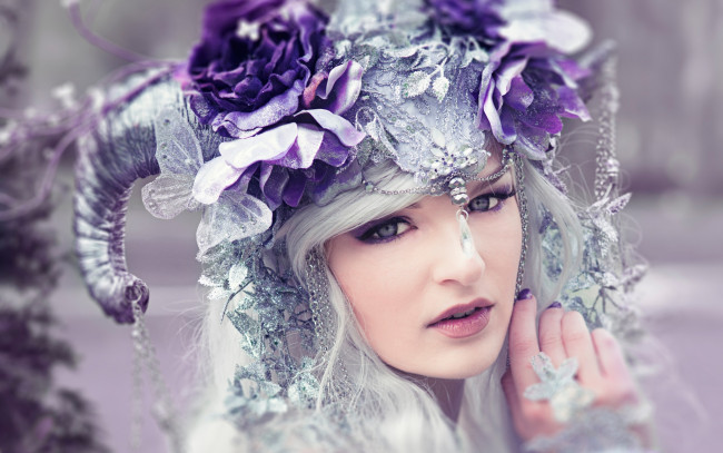 Обои картинки фото девушки, -unsort , креатив, косплей, девушка, взгляд