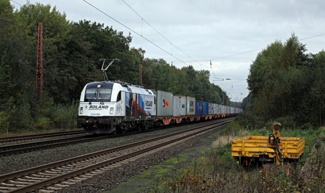 Обои картинки фото техника, электрички, железная, дорога, локомотив, состав