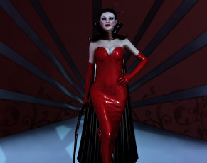 Картинка 3д+графика люди+ people девушка взгляд фон