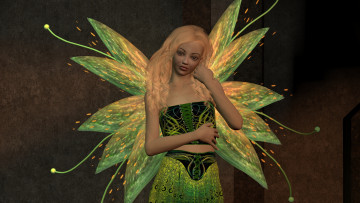 Картинка 3д+графика эльфы+ elves фея взгляд фон