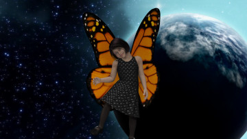 Картинка 3д+графика эльфы+ elves фея взгляд фон