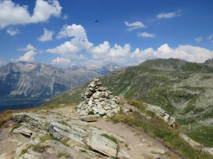 Картинка природа горы облака