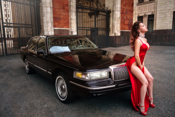 обоя автомобили, -авто с девушками, девушка, авто