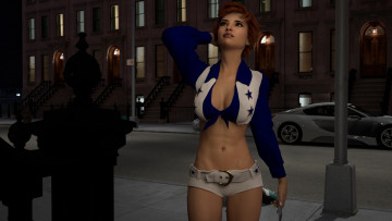 Картинка 3д+графика люди+ people фон взгляд девушка