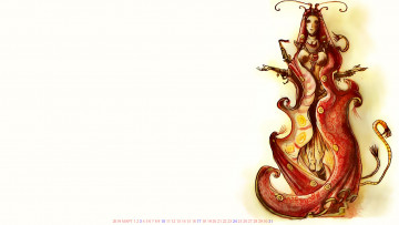 Картинка календари фэнтези девушка