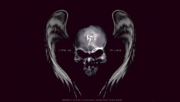 Картинка календари фэнтези крылья череп