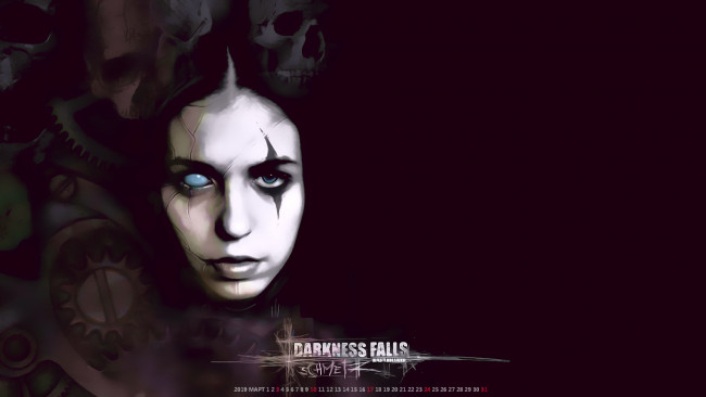 Обои картинки фото календари, фэнтези, лицо, девушка