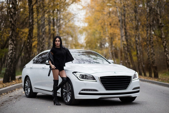 Обои картинки фото автомобили, -авто с девушками, девушка, авто