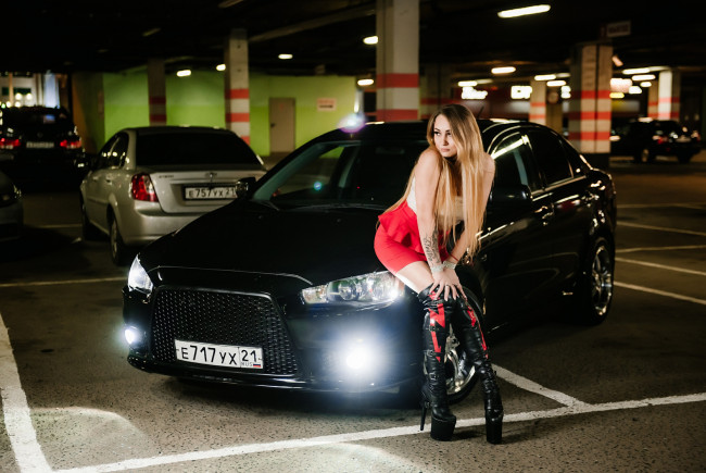 Обои картинки фото автомобили, -авто с девушками, девушка, авто