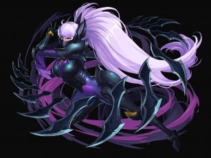 Картинка аниме оружие +техника +технологии девушка фон униформа маска сюрикен