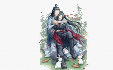 Картинка аниме mo+dao+zu+shi вэй усянь лань ванцзи кролики