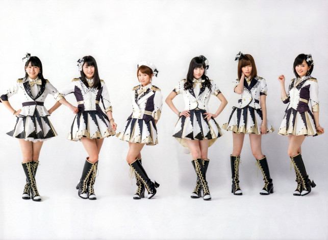 Обои картинки фото музыка, akb 48, kojima, mako, magazine, shimazaki, haruka, takahashi, minami, watanabe, mayu, yamamoto, sayaka, yokoyama, yui, костюмы, сапоги