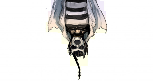 Обои картинки фото аниме, durarara, противогаз