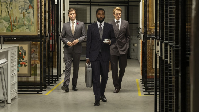 Обои картинки фото tenet ,  2020, кино фильмы, tenet, довод, фантастика, боевик, триллер, джон, дэвид, вашингтон, роберт, паттинсон, кадры, из, фильма