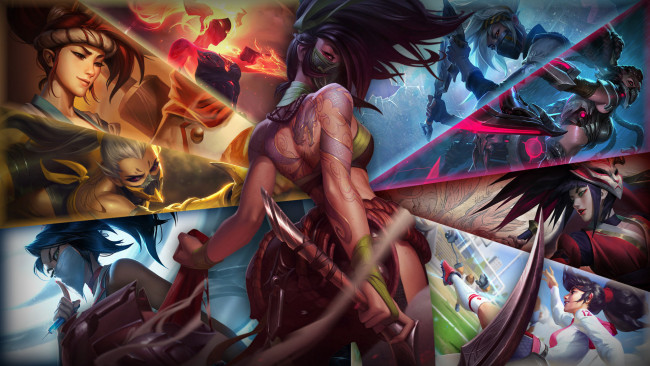 Обои картинки фото видео игры, league of legends, akali, образы