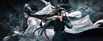 Картинка рисованное кино +мультфильмы вэй усянь лань ванцзы