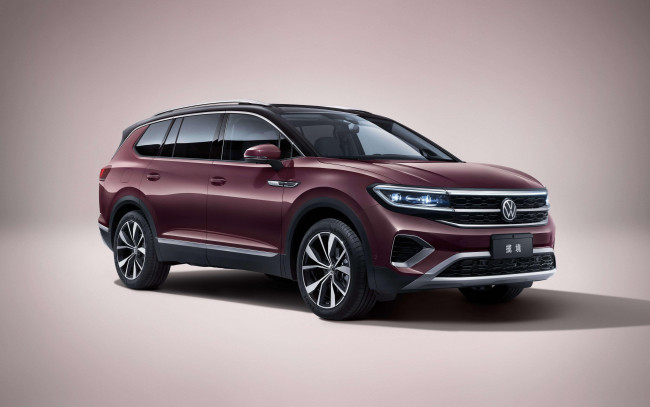 Обои картинки фото 2022 volkswagen talagon, автомобили, volkswagen, talagon, 4к, вид, спереди, экстерьер, бордовый, внедорожник, талагон, немецкие, авто, фольксваген