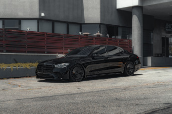 Картинка mercedes-benz+w223+black автомобили mercedes-benz mercedes w223 s class black sedan