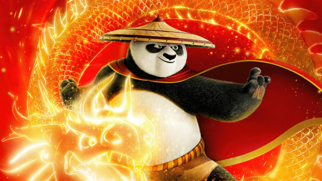 Обои картинки фото мультфильмы, kung fu panda 4, kung, fu, panda, 4