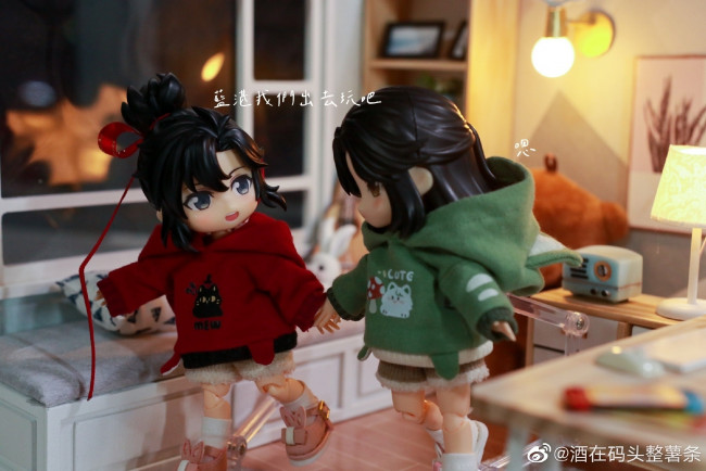 Обои картинки фото разное, куклы, комната, вэй, усянь, лань, ванцзи