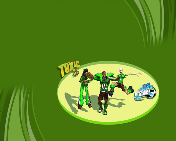 Обои картинки фото видео, игры, sega, soccer, slam