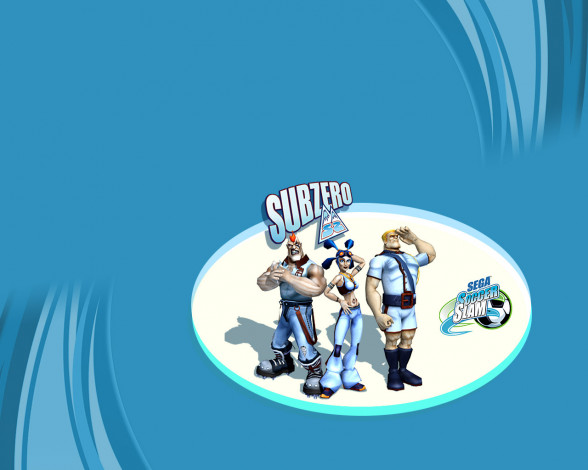 Обои картинки фото видео, игры, sega, soccer, slam