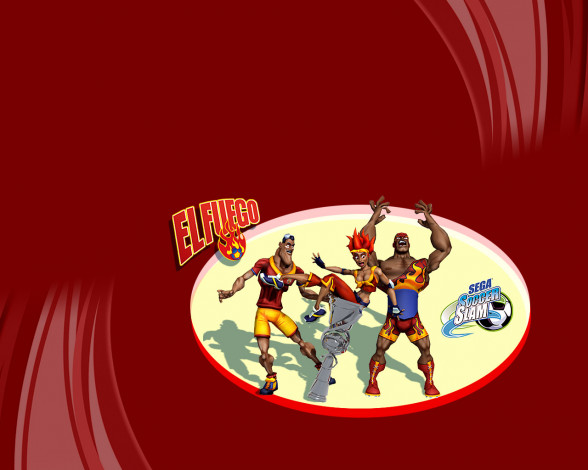 Обои картинки фото видео, игры, sega, soccer, slam