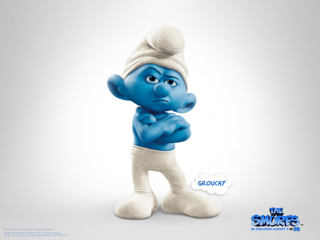 Обои картинки фото the, smurfs, мультфильмы