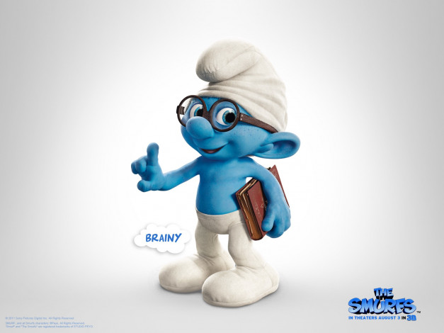 Обои картинки фото the, smurfs, мультфильмы