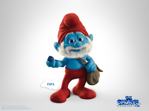 Обои картинки фото the, smurfs, мультфильмы