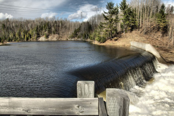 Картинка the magnan fall природа водопады квебек