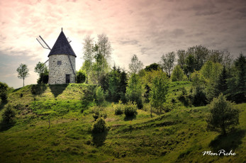Картинка le moulin saint paulin auberge baluchon разное мельницы квебек