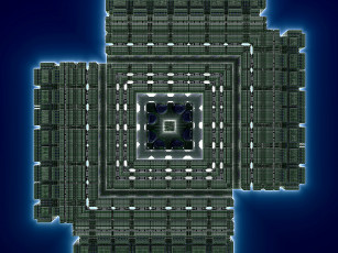 Картинка 3д графика fractal фракталы цвета фон узор