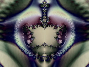 Картинка 3д графика fractal фракталы цвета фон узор