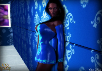 Картинка 3д графика people люди девушка