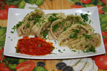 Картинка еда пельмени манты вареники ханым