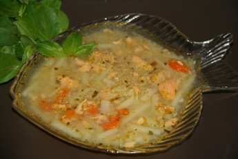 Картинка еда рыбные блюда морепродуктами рыбный суп